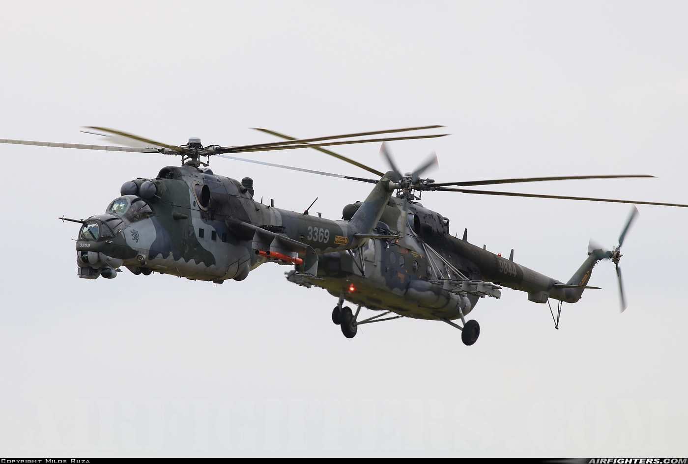 Czech Republic - Air Force Mil Mi-35 (Mi-24V) 3369 at Caslav (LKCV), Czech Republic
