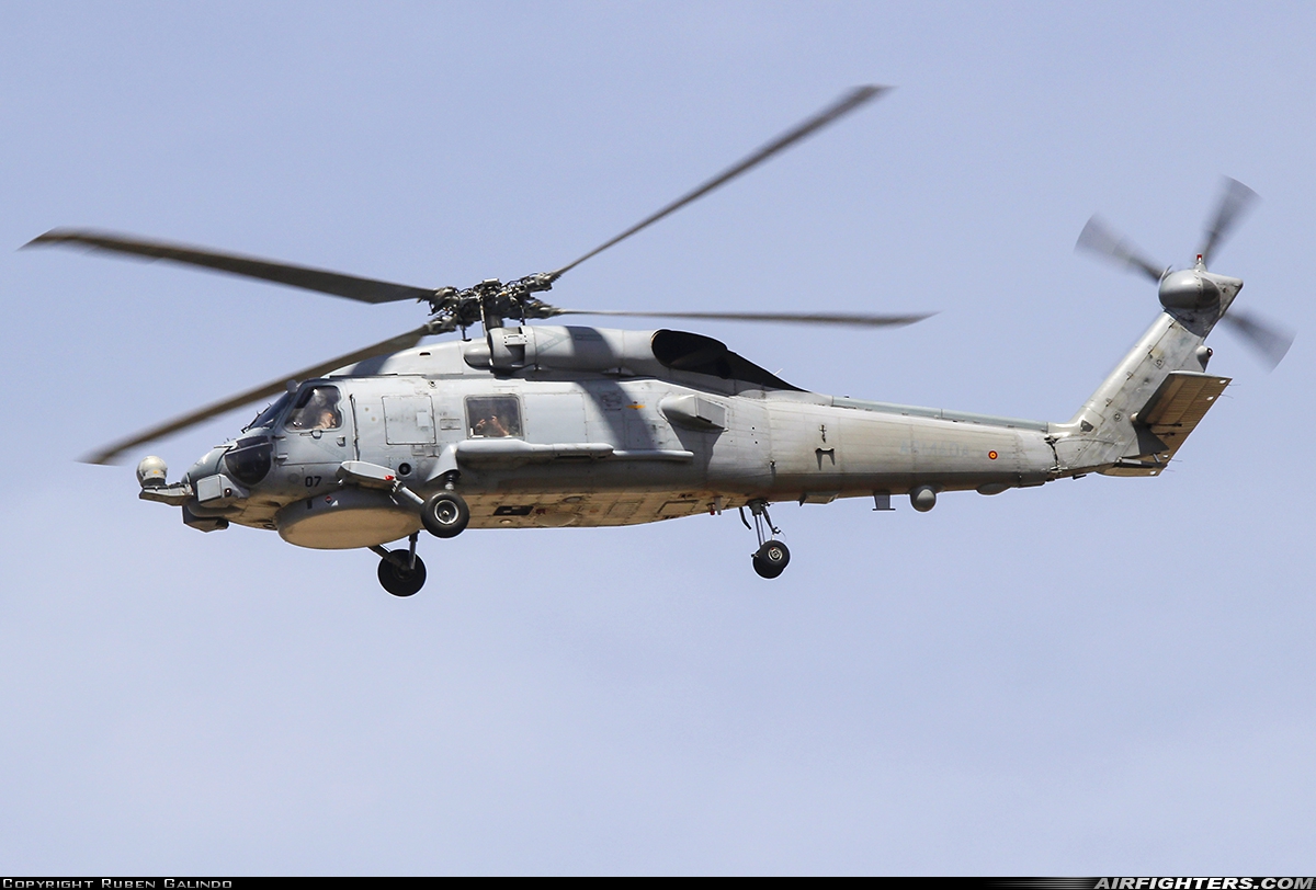 Spain - Navy Sikorsky SH-60B Seahawk (S-70B-1) HS.23-07 at Off-Airport - Guadalajara, Spain