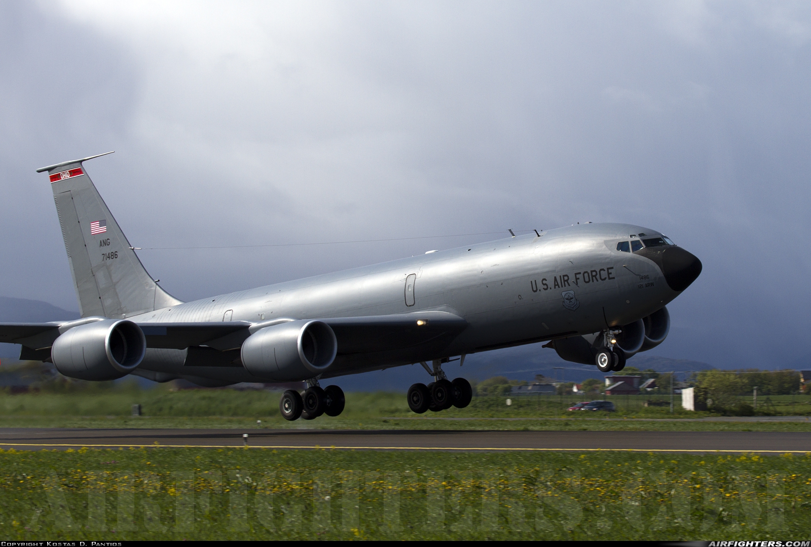 USA - Air Force Boeing KC-135R Stratotanker (717-148) 57-1486 at Orland (OLA / ENOL), Norway