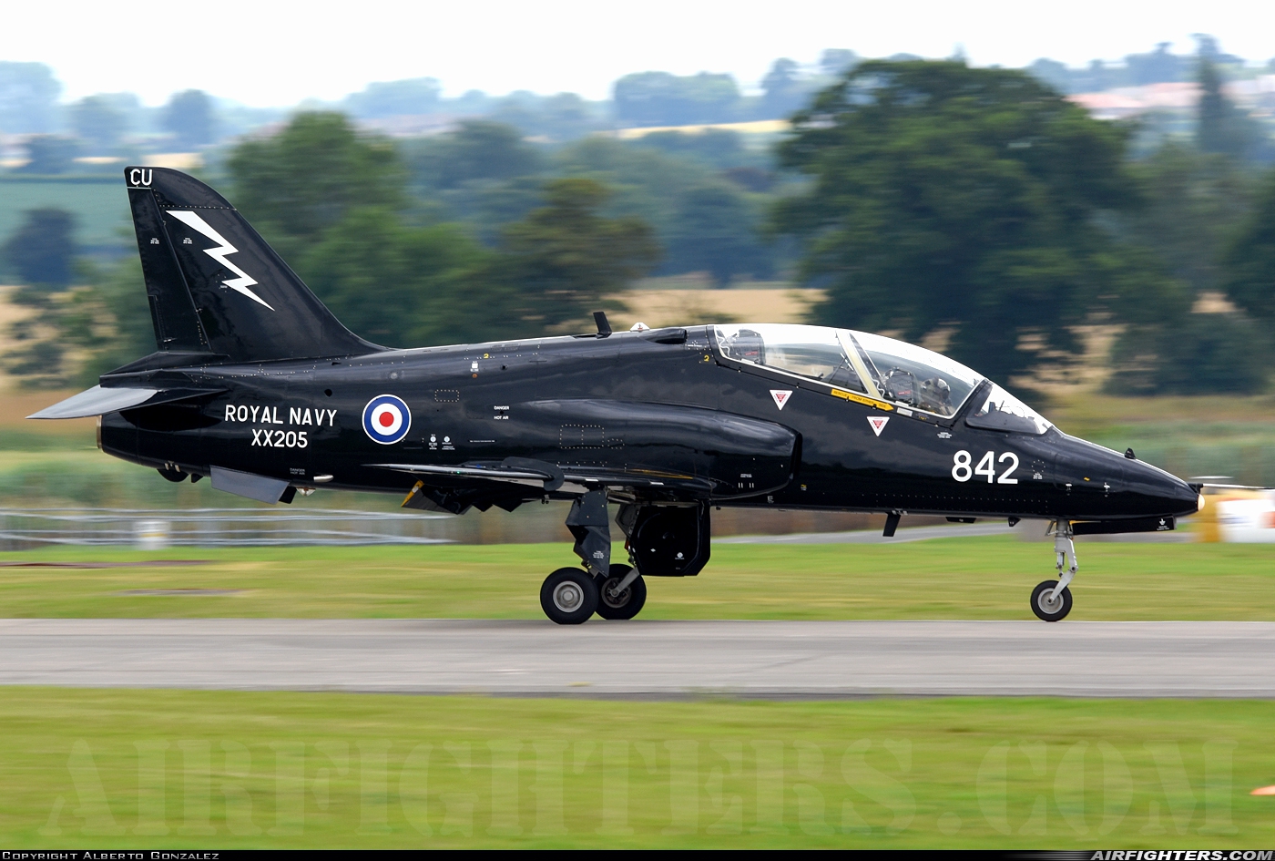 UK - Navy British Aerospace Hawk T.1A XX205 at Yeovilton (YEO / EGDY), UK