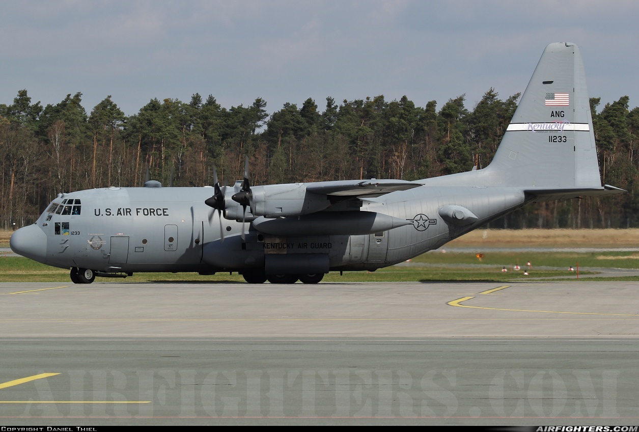 USA - Air Force Lockheed C-130H Hercules (L-382) 91-1233 at Nuremberg (NUE / EDDN), Germany