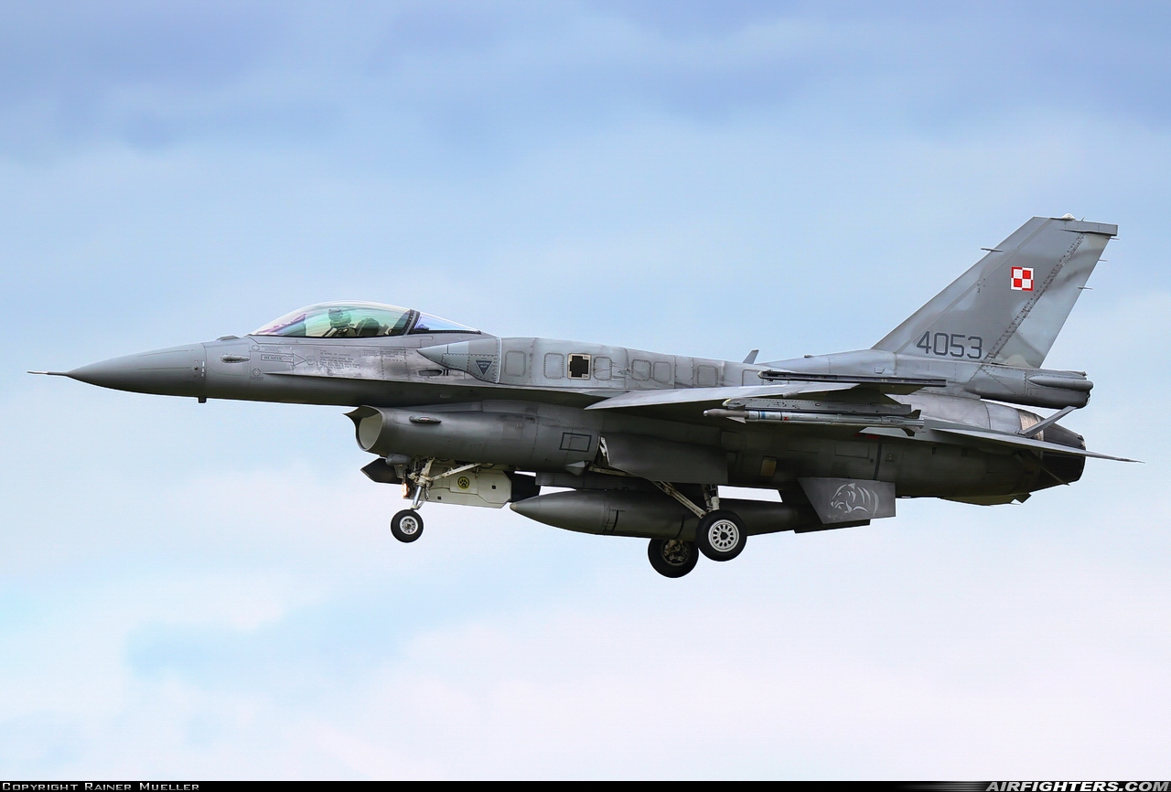 Poland - Air Force General Dynamics F-16C Fighting Falcon 4053 at Schleswig (- Jagel) (WBG / ETNS), Germany