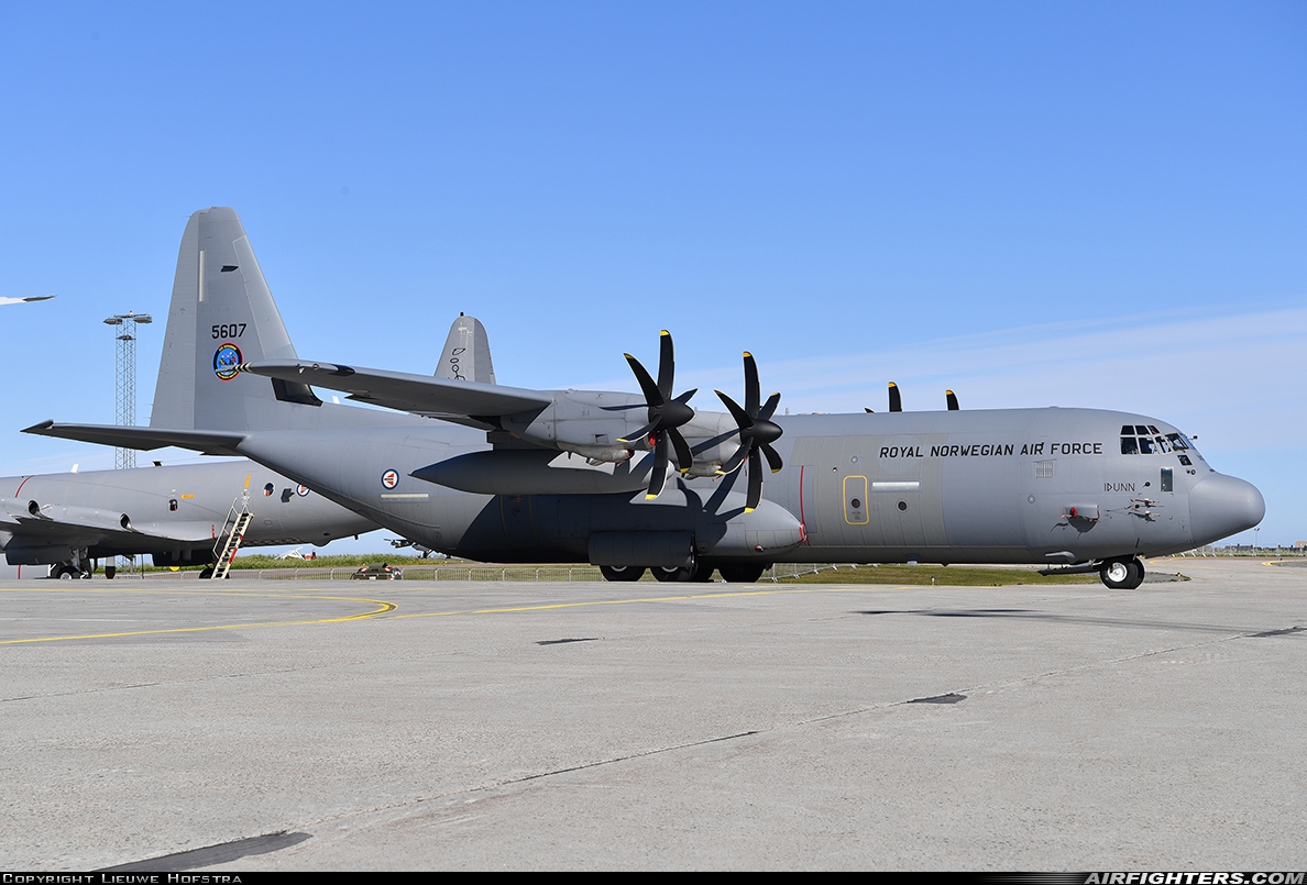 Norway - Air Force Lockheed Martin C-130J-30 Hercules (L-382) 5607 at Andoya / Andenes (ANX / ENAN), Norway