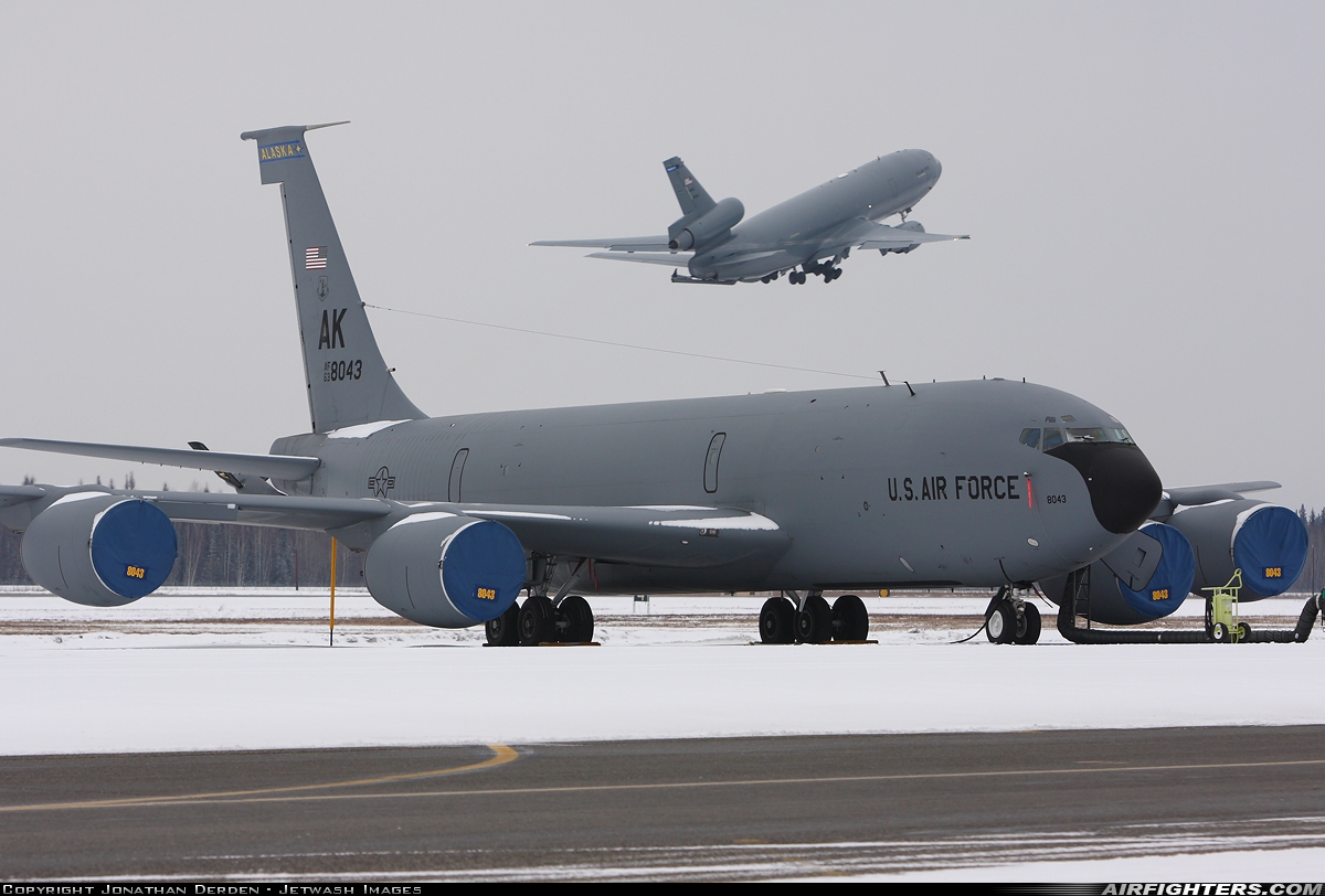 USA - Air Force Boeing KC-135R Stratotanker (717-100) 63-8043 at Fairbanks - Eielson AFB (EIL / PAEI), USA