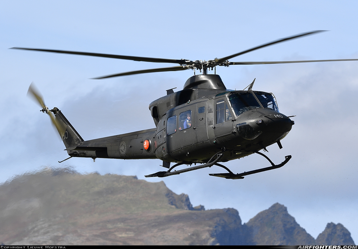 Norway - Air Force Bell 412SP Arapaho 140 at Andoya / Andenes (ANX / ENAN), Norway