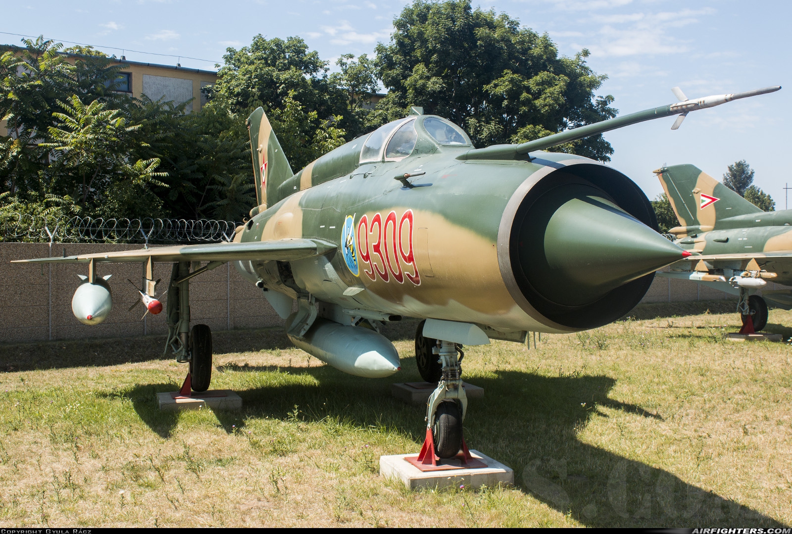 Hungary - Air Force Mikoyan-Gurevich MiG-21MF 9309 at Off-Airport - Szolnok, Hungary