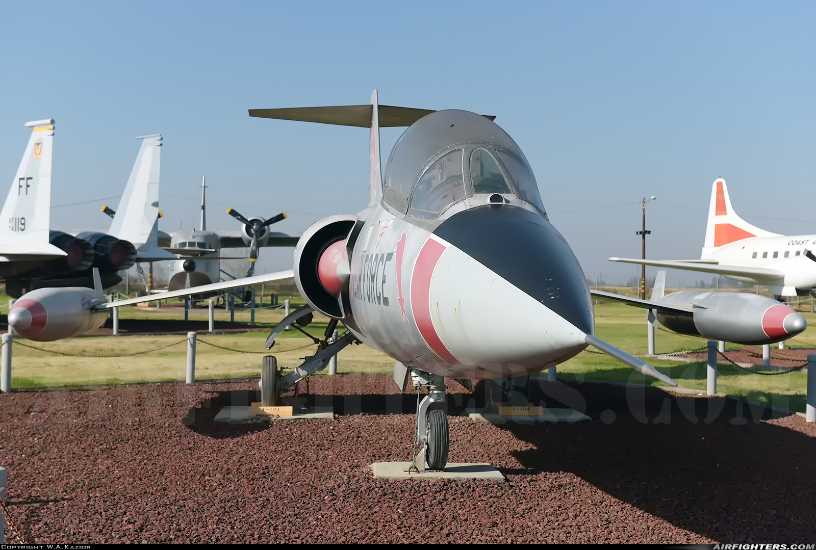 USA - Air Force Lockheed F-104D Starfighter 57-1330 at Atwater (Merced) - Castle (AFB) (MER / KMER), USA