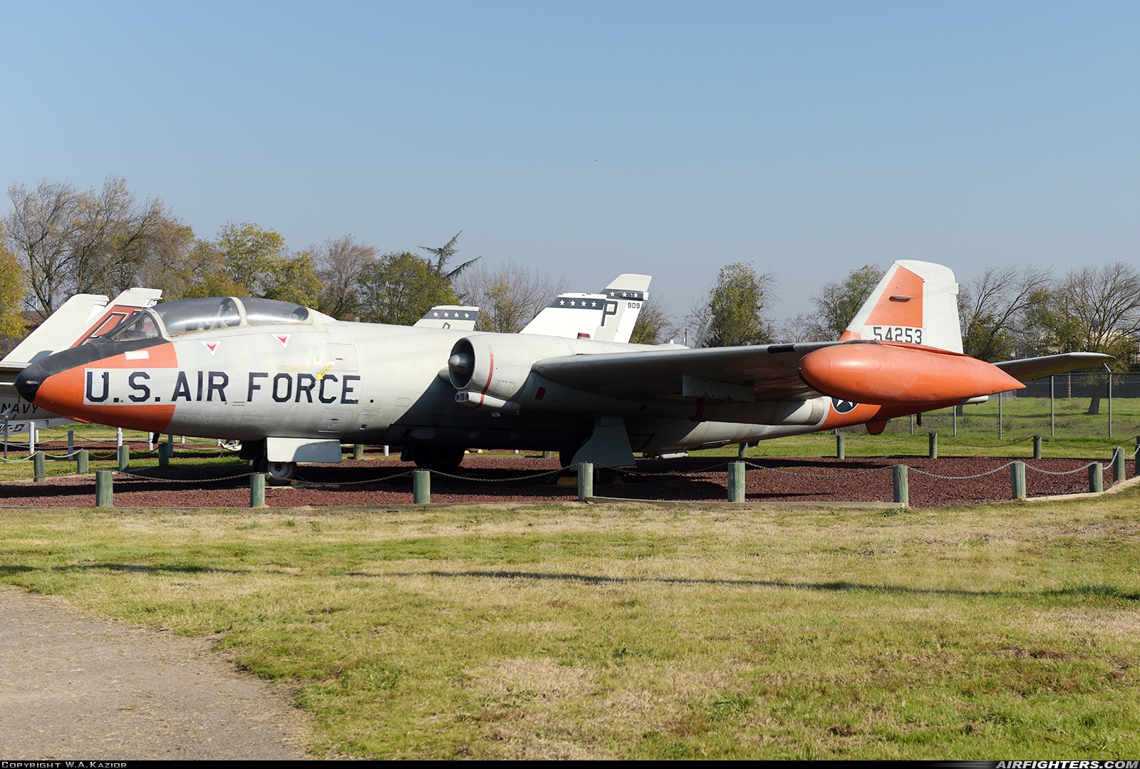 USA - Air Force Martin B-57E Canberra 55-4253 at Atwater (Merced) - Castle (AFB) (MER / KMER), USA