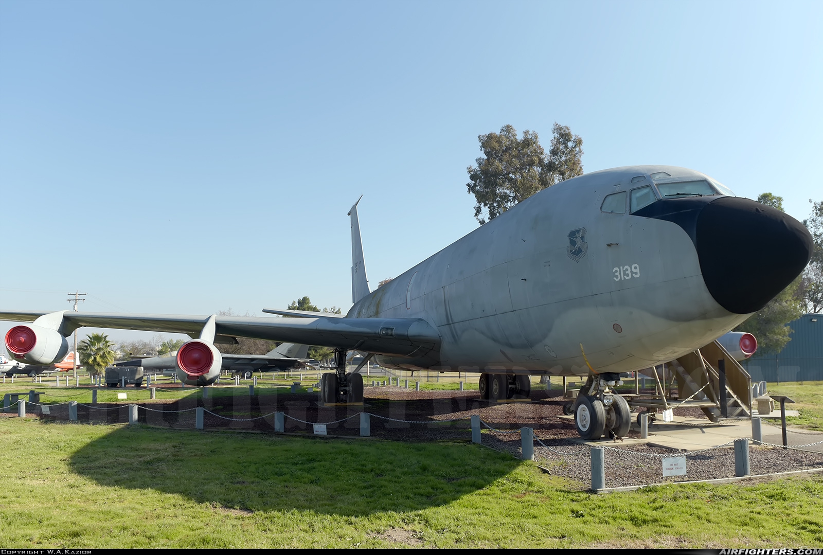 USA - Air Force Boeing KC-135A Stratotanker (717-100) 55-3139 at Atwater (Merced) - Castle (AFB) (MER / KMER), USA