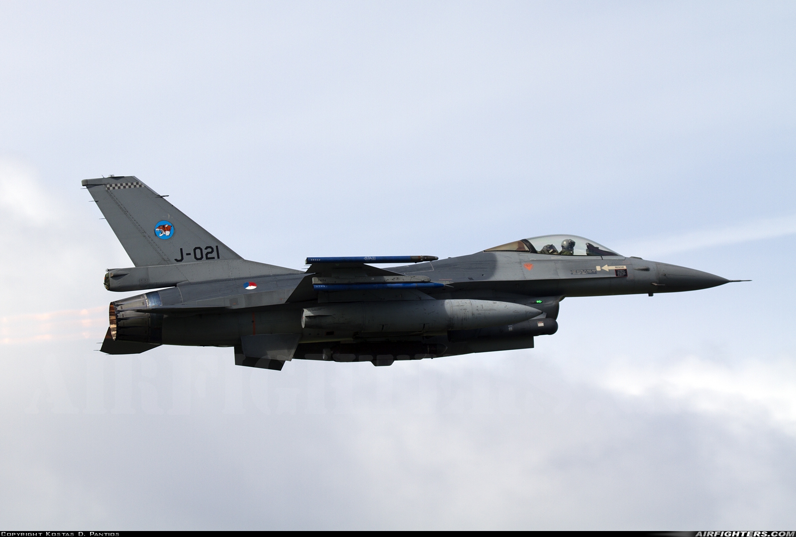 Netherlands - Air Force General Dynamics F-16AM Fighting Falcon J-021 at Orland (OLA / ENOL), Norway
