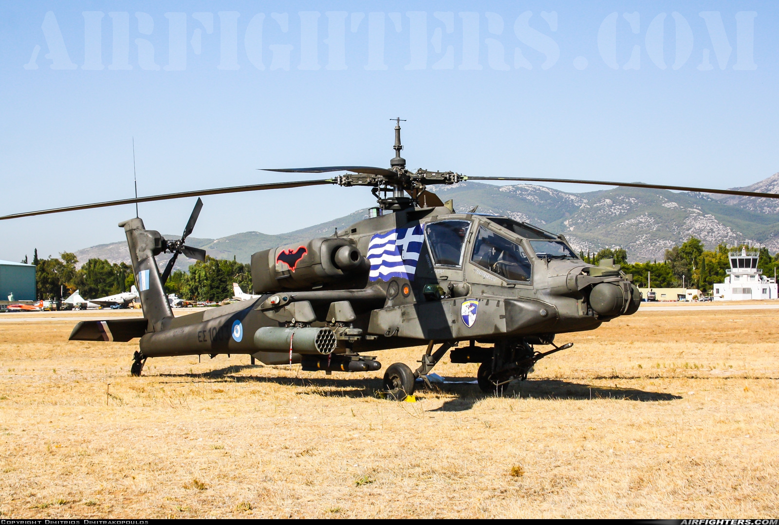 Greece - Army McDonnell Douglas AH-64A+ Apache ES1003 at Dekelia - Tatoi (LGTT), Greece