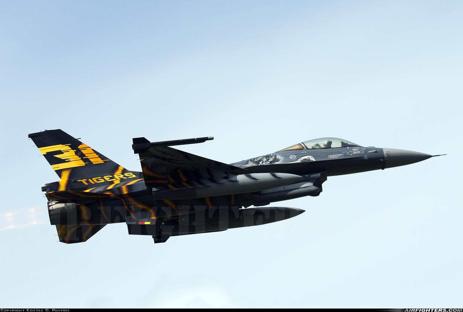 Belgium - Air Force General Dynamics F-16AM Fighting Falcon FA-87 at Orland (OLA / ENOL), Norway