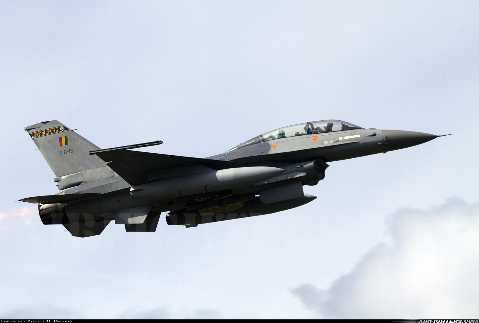 Belgium - Air Force General Dynamics F-16BM Fighting Falcon FB-15 at Orland (OLA / ENOL), Norway