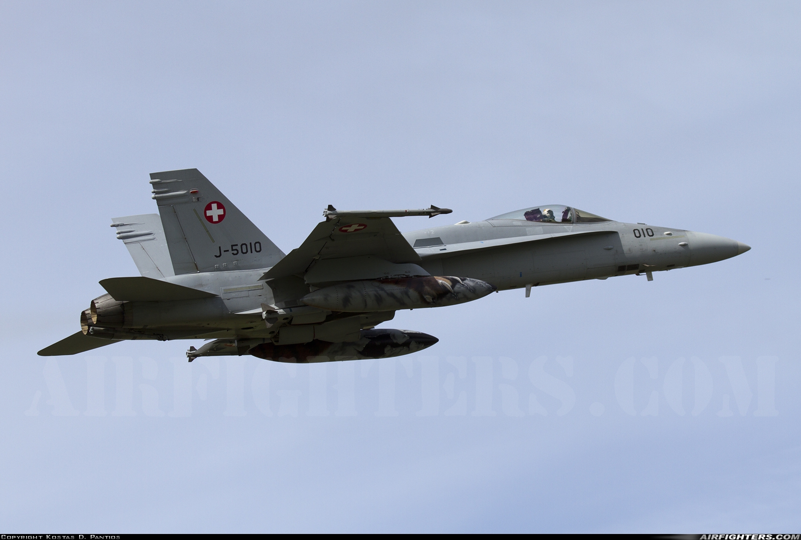 Switzerland - Air Force McDonnell Douglas F/A-18C Hornet J-5010 at Orland (OLA / ENOL), Norway