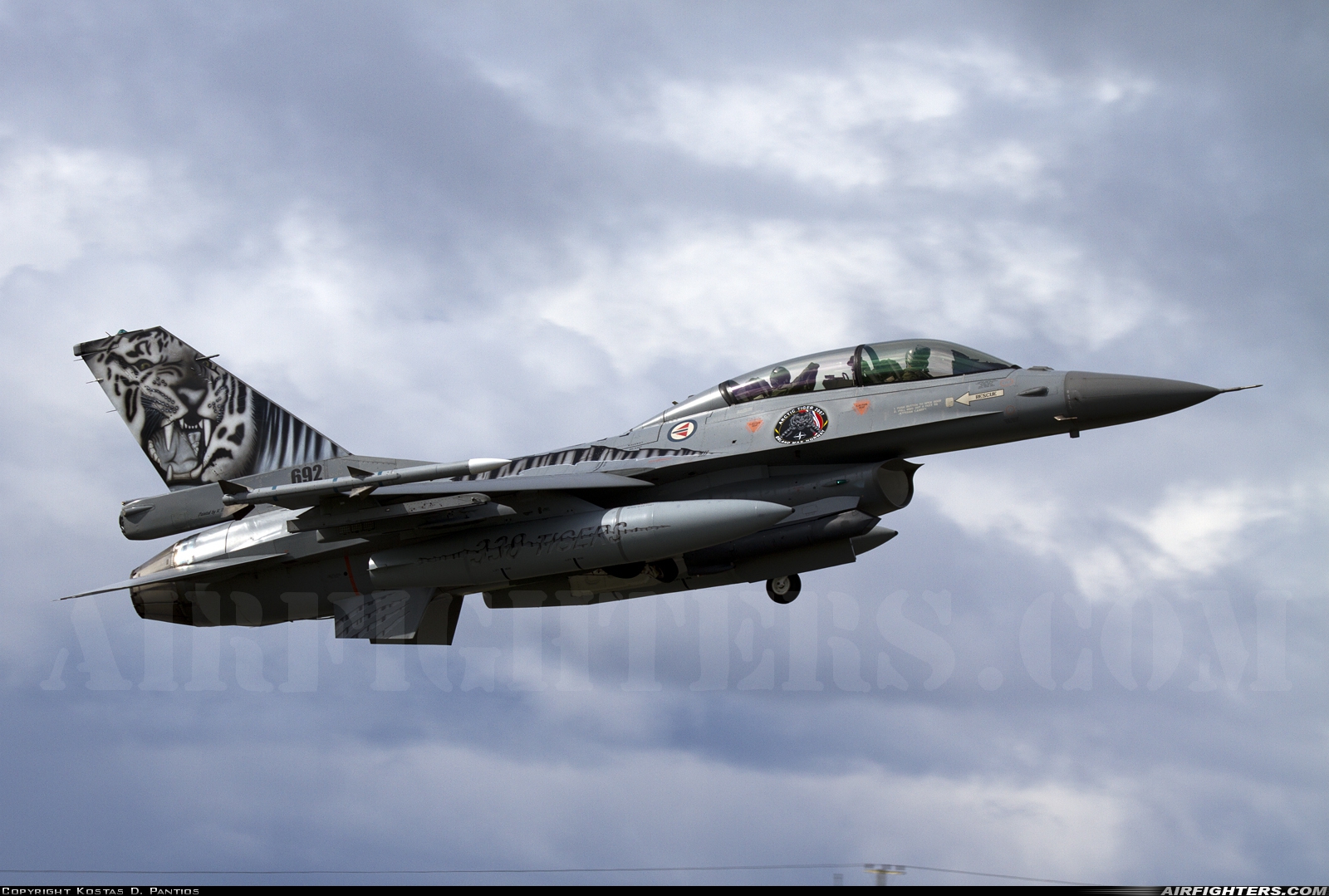 Norway - Air Force General Dynamics F-16BM Fighting Falcon 692 at Orland (OLA / ENOL), Norway