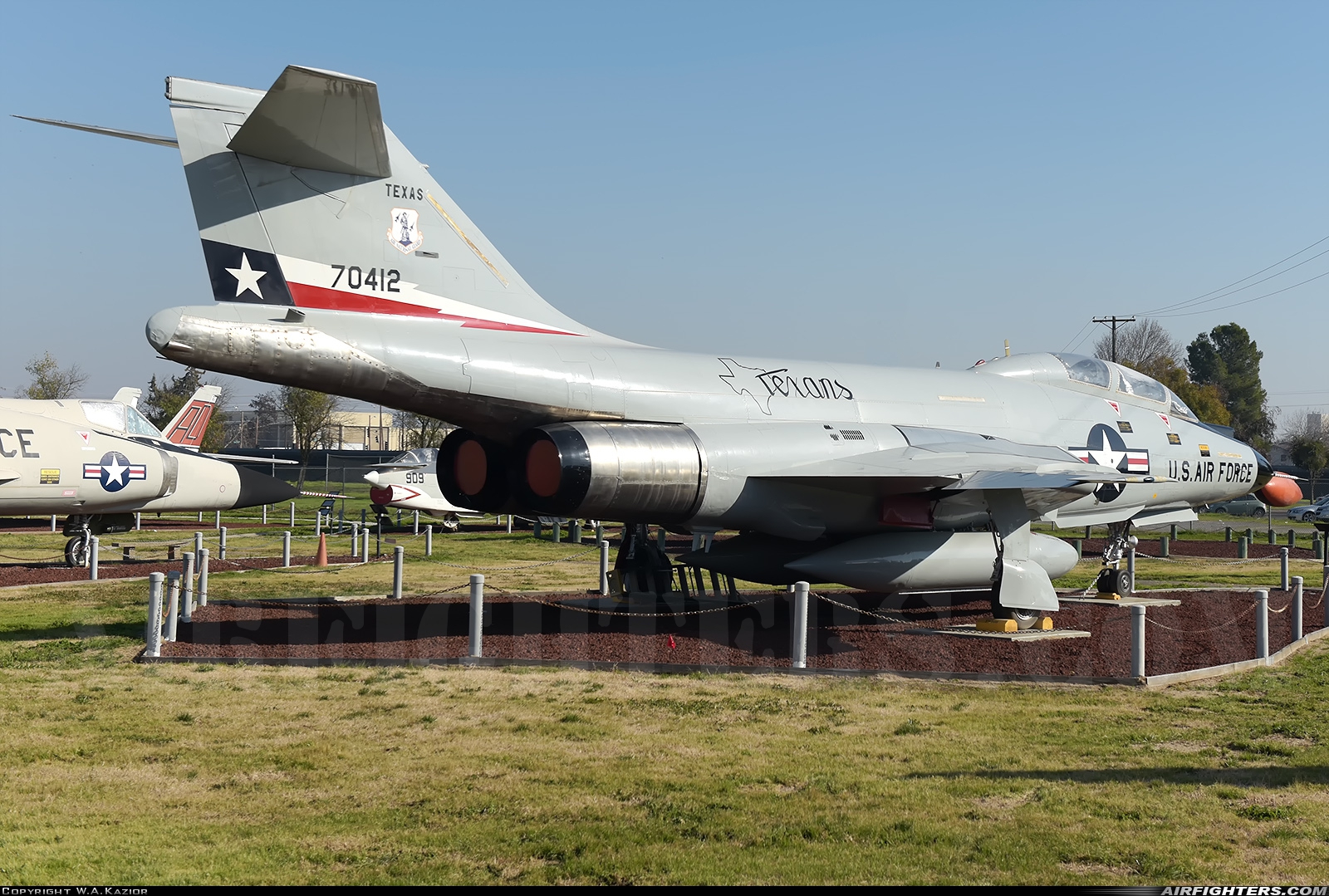 USA - Air Force McDonnell F-101B Voodoo 57-0412 at Atwater (Merced) - Castle (AFB) (MER / KMER), USA