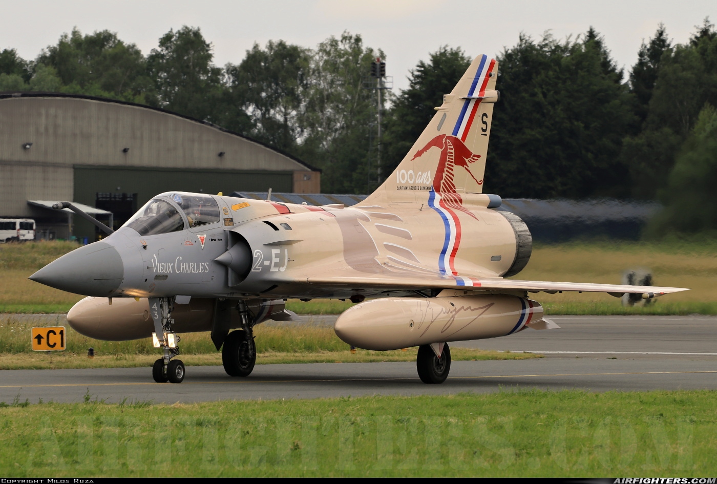 France - Air Force Dassault Mirage 2000-5F 43 at Florennes (EBFS), Belgium