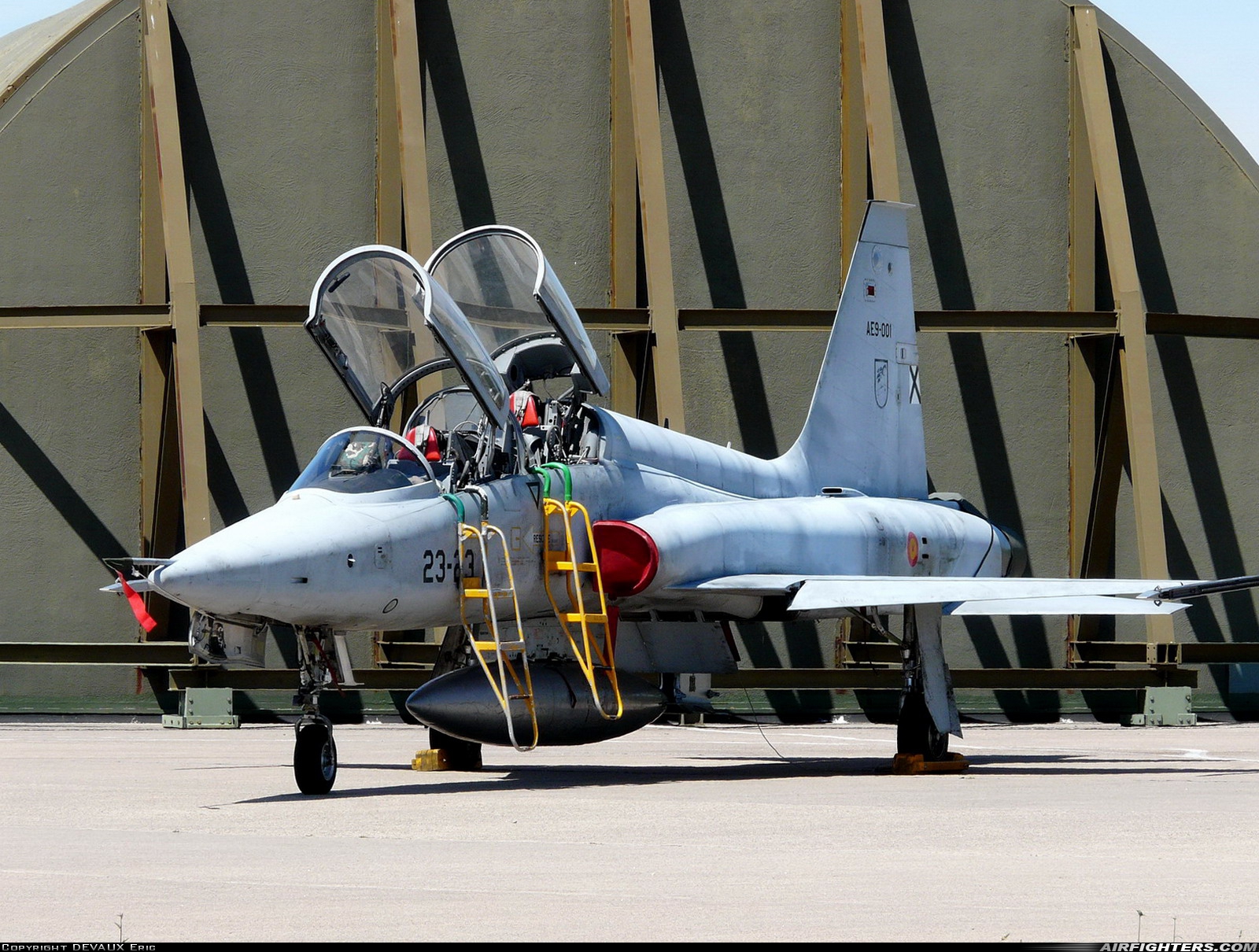 Spain - Air Force Northrop SF-5M Freedom Fighter AE.9-001 at Dijon - Longvic (DIJ / LFSD), France