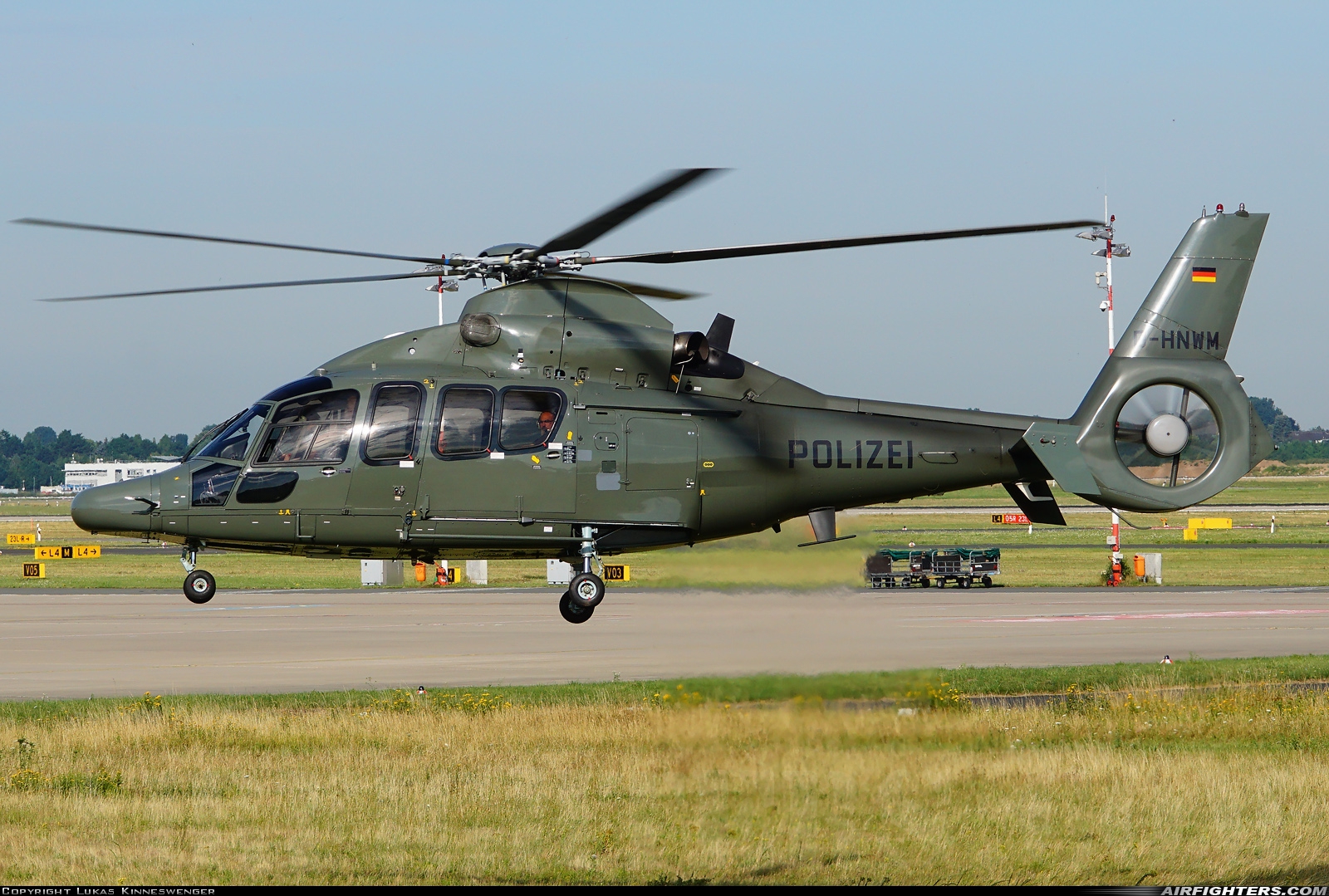 Germany - Bundesministerium des Innern Eurocopter EC-155B D-HNWM at Dusseldorf - Int. (Rhein-Ruhr / Lohausen) (DUS / EDDL), Germany
