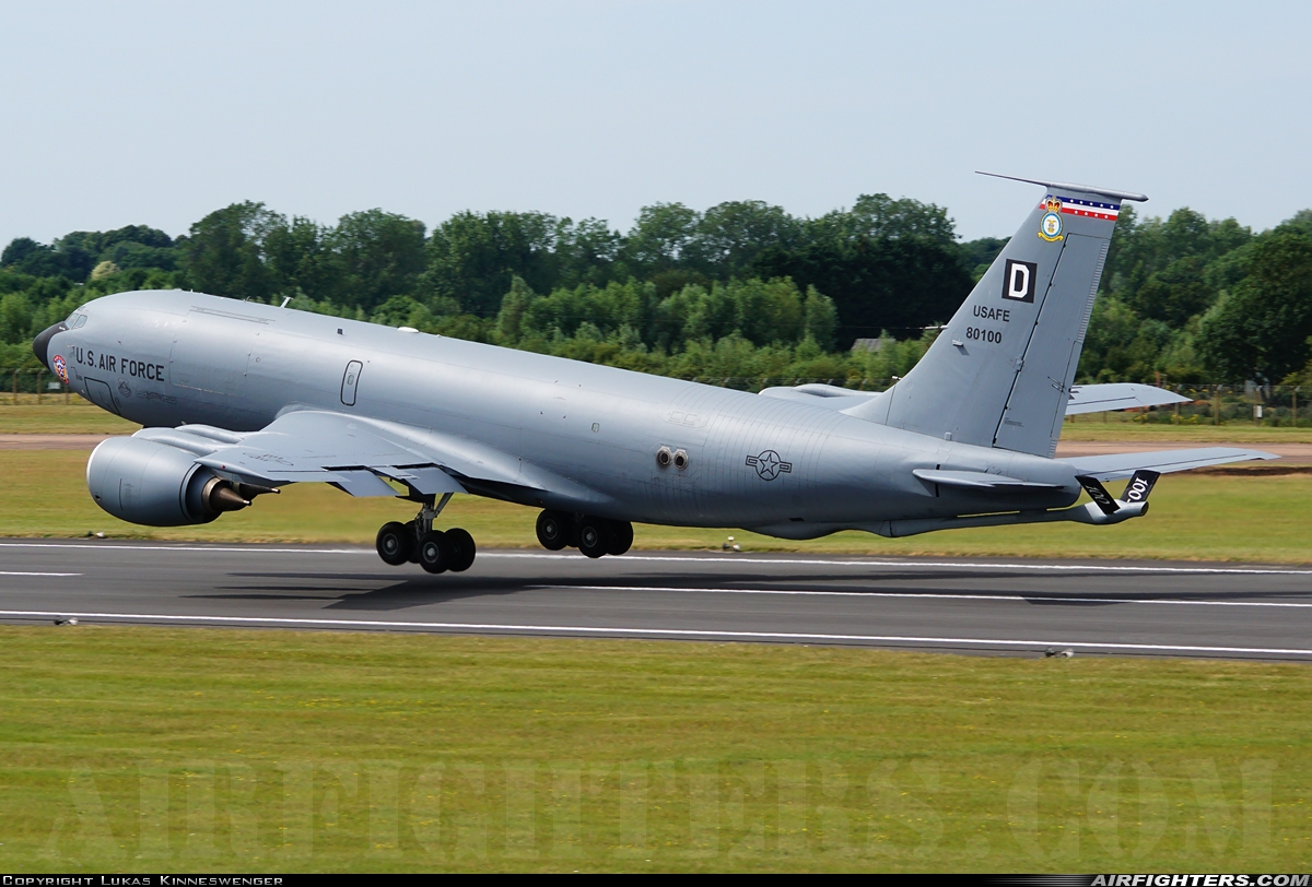 USA - Air Force Boeing KC-135R Stratotanker (717-148) 58-0100 at Fairford (FFD / EGVA), UK