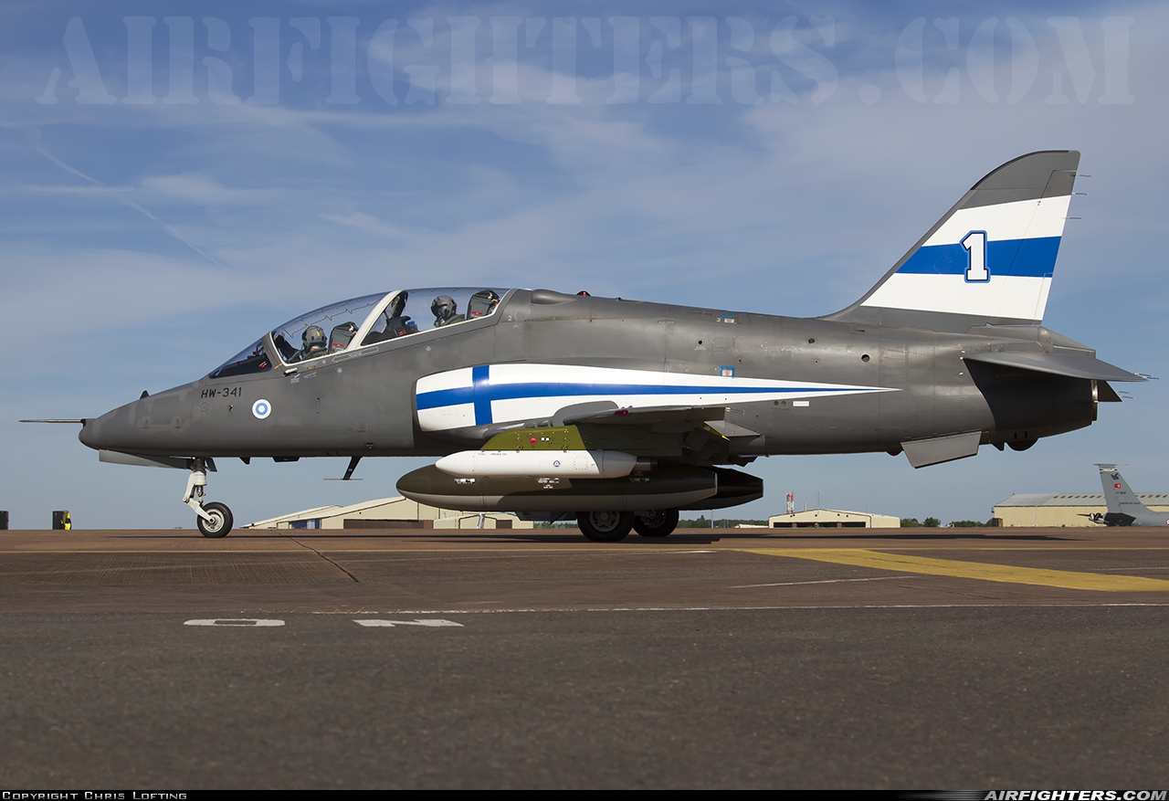 Finland - Air Force British Aerospace Hawk Mk.51 HW-341 at Fairford (FFD / EGVA), UK