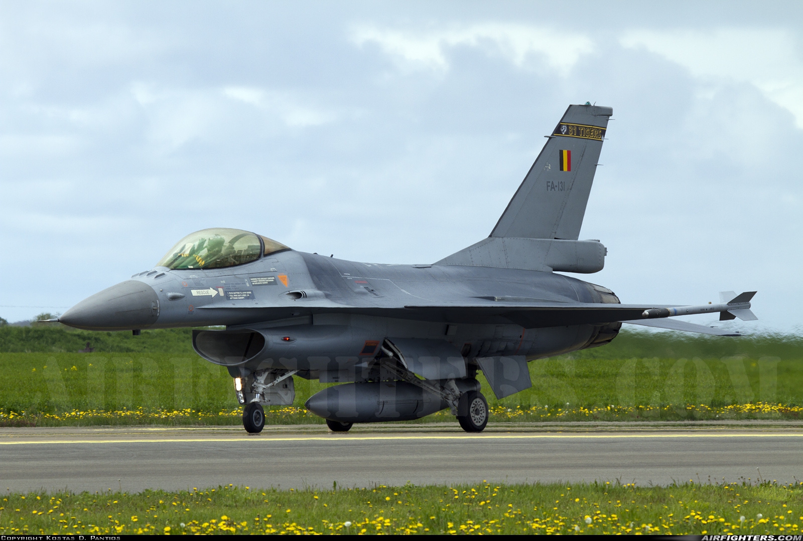 Belgium - Air Force General Dynamics F-16AM Fighting Falcon FA-131 at Orland (OLA / ENOL), Norway