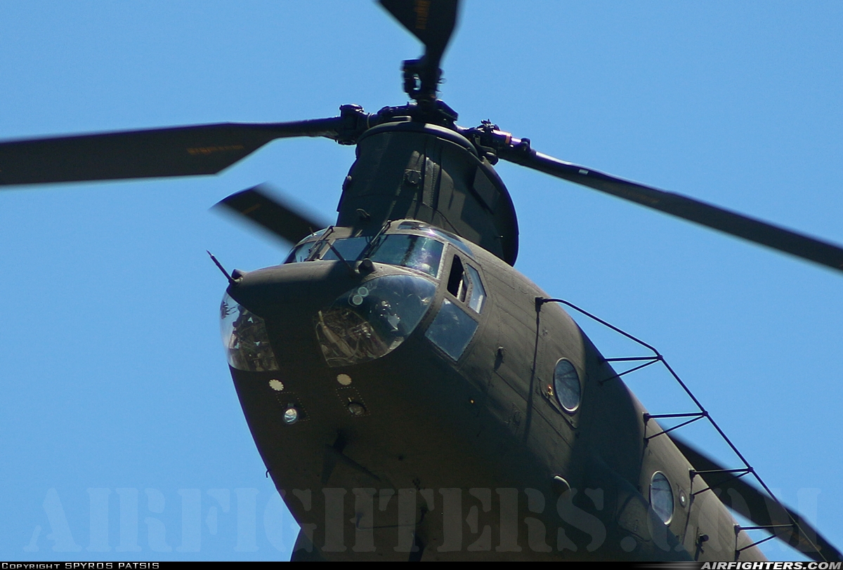 Greece - Army Boeing Vertol CH-47D Chinook ES926 at Megara AB - Pahi (LGMG), Greece