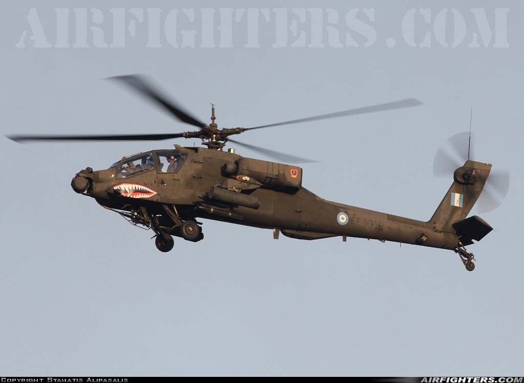 Greece - Army McDonnell Douglas AH-64A+ Apache ES1019 at Off-Airport - Kavala, Greece