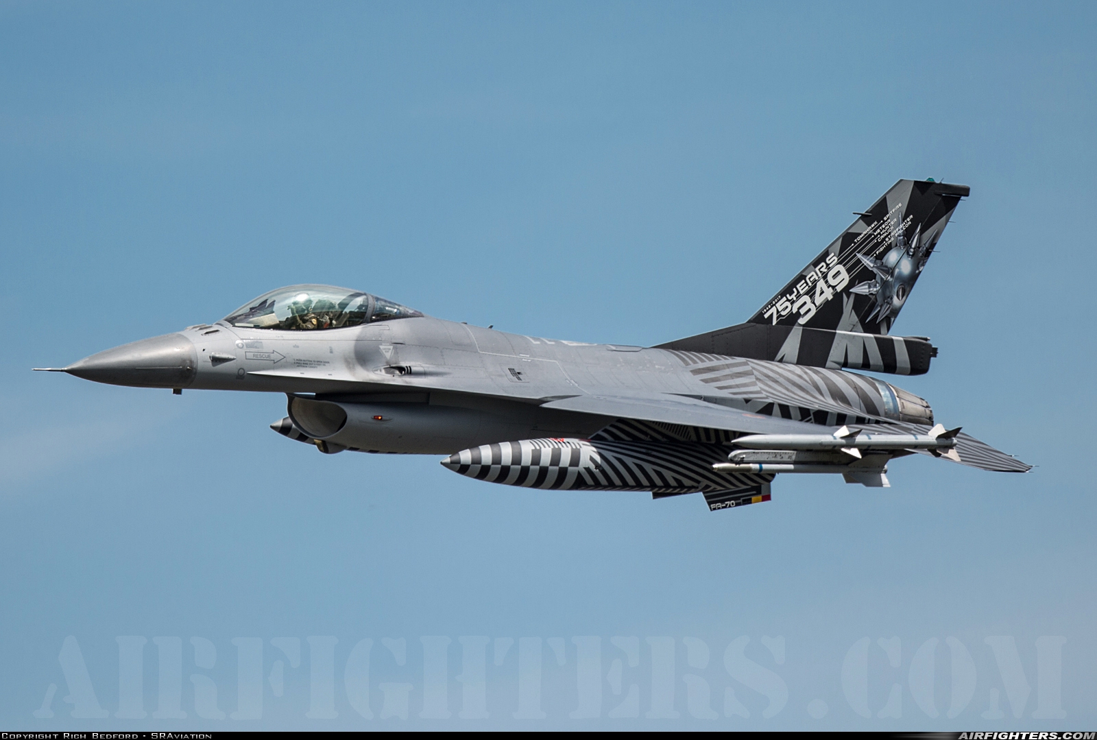 Belgium - Air Force General Dynamics F-16AM Fighting Falcon FA-70 at Fairford (FFD / EGVA), UK