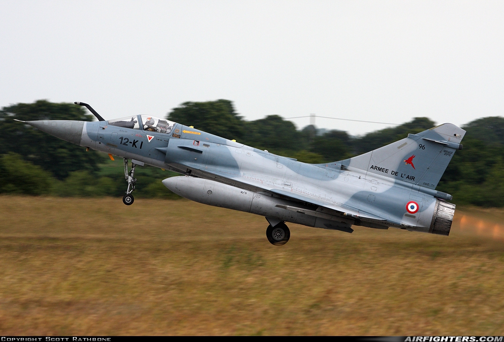 France - Air Force Dassault Mirage 2000C 96 at Landivisiau (LDV / LFRJ), France