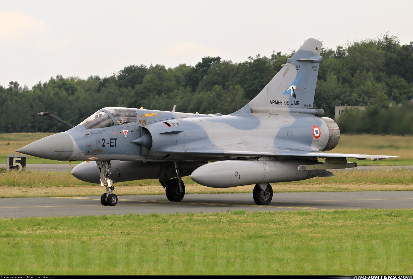 France - Air Force Dassault Mirage 2000-5F 57 at Florennes (EBFS), Belgium
