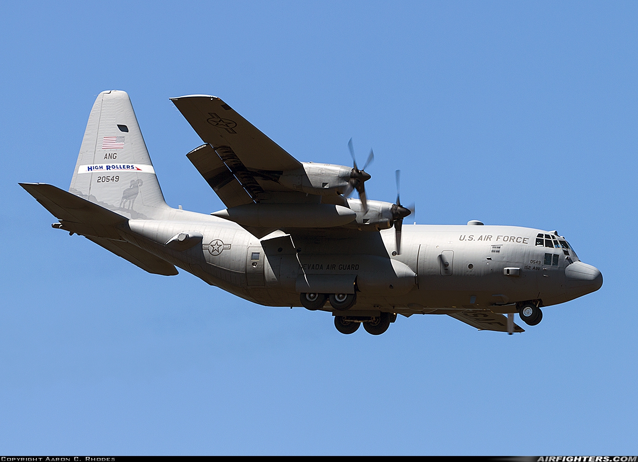USA - Air Force Lockheed C-130H Hercules (L-382) 92-0549 at Tacoma - McChord AFB (TCM / KTCM), USA