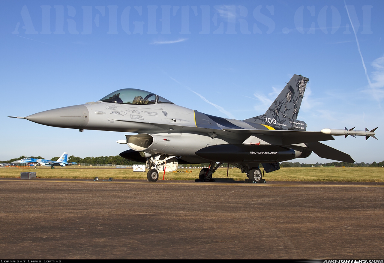 Belgium - Air Force General Dynamics F-16AM Fighting Falcon FA-132 at Fairford (FFD / EGVA), UK