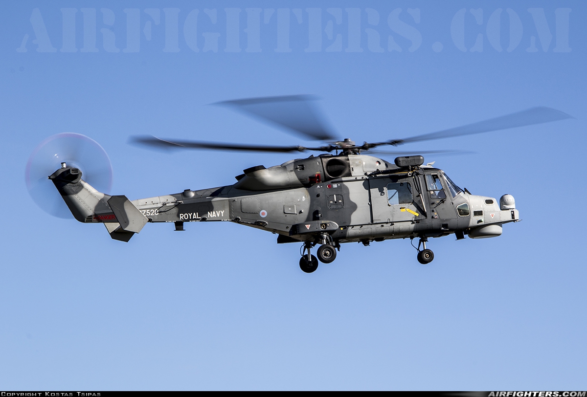 UK - Navy AgustaWestland Wildcat AH1 ZZ520 at Weston-super-Mare, UK