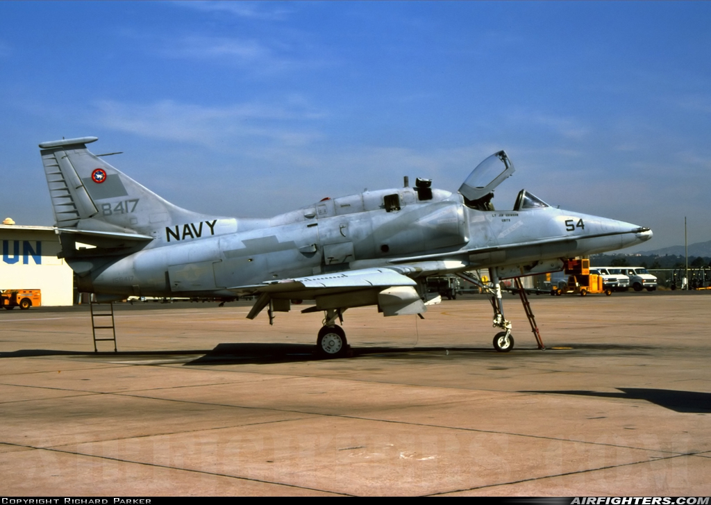 USA - Navy Douglas A-4M Skyhawk 158417 at San Diego - Miramar MCAS (NAS) / Mitscher Field (NKX / KNKX), USA