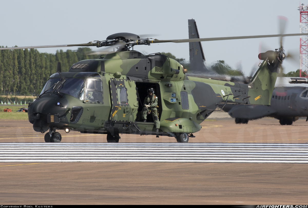 Finland - Army NHI NH-90TTH NH-218 at Fairford (FFD / EGVA), UK
