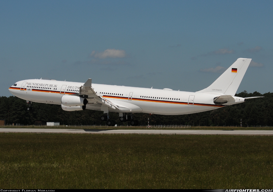 Germany - Air Force Airbus A340-313X 16+01 at Ingolstadt - Manching (ETSI), Germany