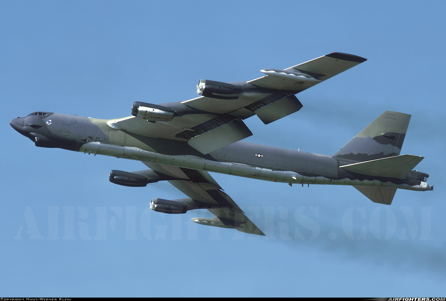 USA - Air Force Boeing B-52G Stratofortress 59-2591 at Atwater (Merced) - Castle (AFB) (MER / KMER), USA