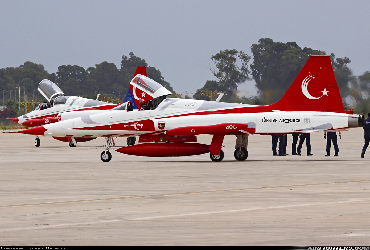 Türkiye - Air Force Canadair NF-5A-2000 (CL-226) 71-3046 at Madrid - Barajas (MAD / LEMD), Spain