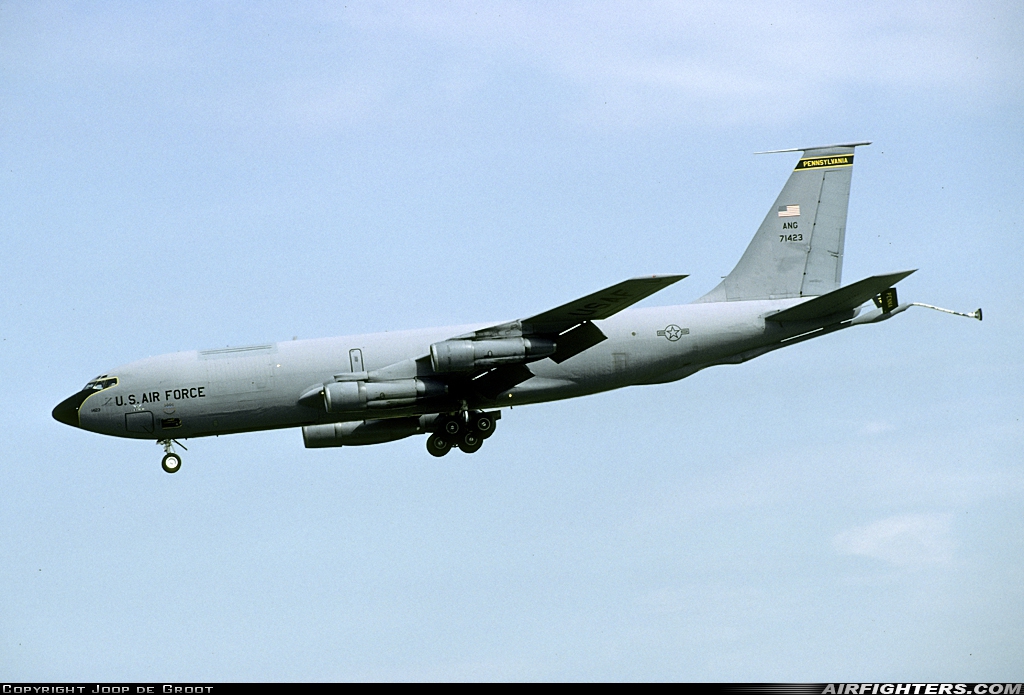 USA - Air Force Boeing KC-135E Stratotanker (717-100) 57-1423 at Frankfurt - Main (Rhein-Main AB) (FRA / FRF / EDDF), Germany