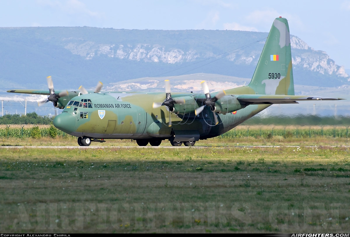 Romania - Air Force Lockheed C-130B Hercules (L-282) 5930 at Campia Turzii (LRCT), Romania