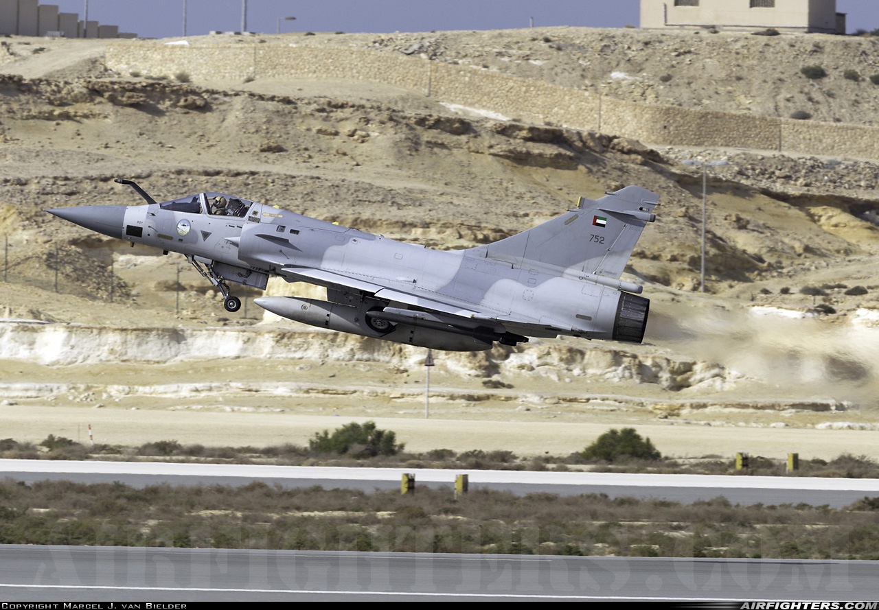 United Arab Emirates - Air Force Dassault Mirage 2000-9 752 at Sakhir Air Base (OBKH), Bahrain