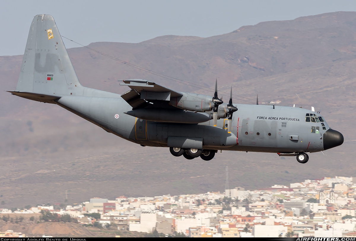 Portugal - Air Force Lockheed C-130H Hercules (L-382) 16803 at Gran Canaria (- Las Palmas / Gando) (LPA / GCLP), Spain