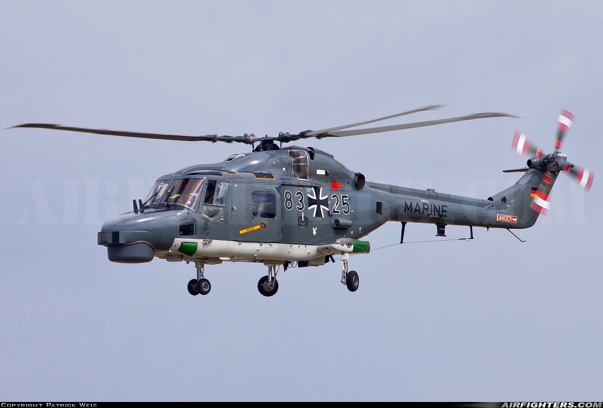 Germany - Navy Westland WG-13 Super Lynx Mk88A 83+25 at Nordholz (- Cuxhaven) (NDZ / ETMN), Germany