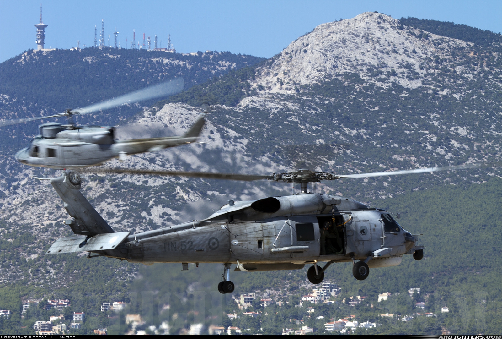 Greece - Navy Sikorsky S-70B-6 Aegean Hawk PN52 at Dekelia - Tatoi (LGTT), Greece