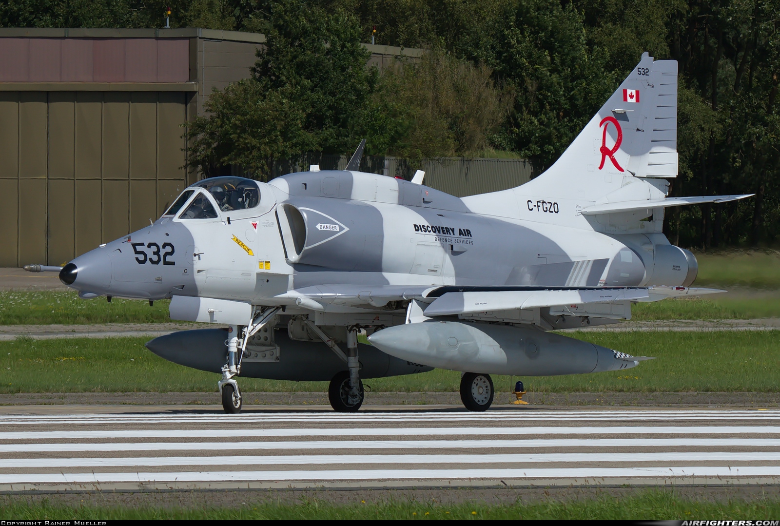 Company Owned - Discovery Air Defence Services Douglas A-4N Skyhawk C-FGZO at Wittmundhafen (Wittmund) (ETNT), Germany