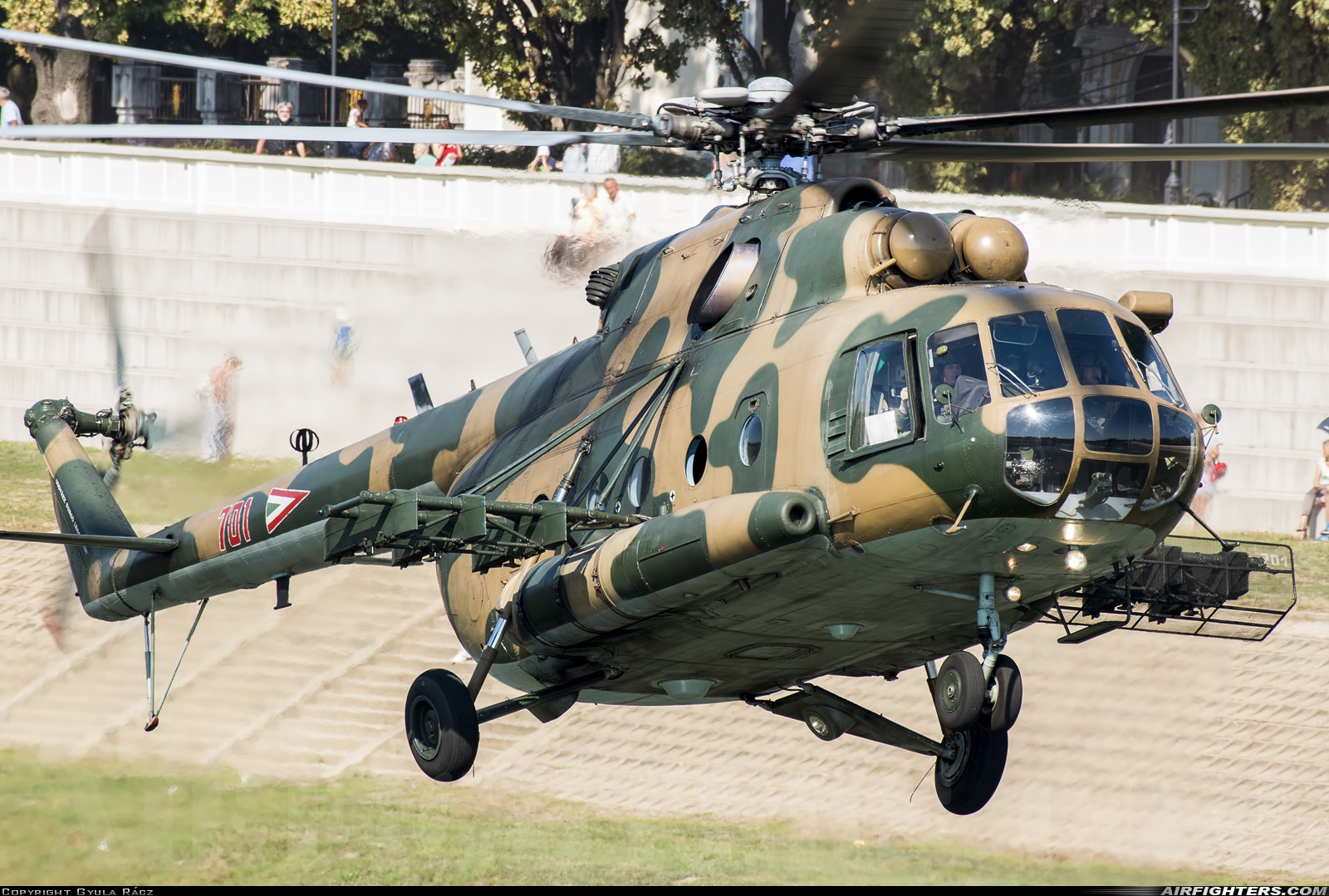 Hungary - Air Force Mil Mi-17 701 at Off-Airport - Szolnok, Hungary