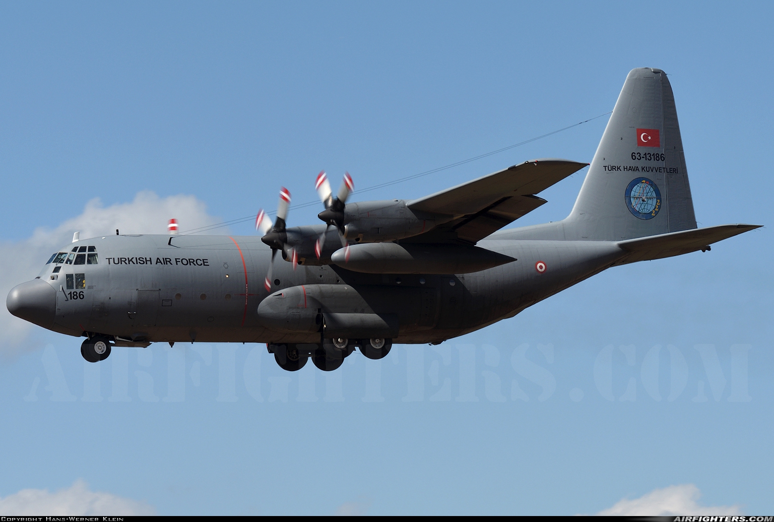 Türkiye - Air Force Lockheed C-130E Hercules (L-382) 63-13186 at Norvenich (ETNN), Germany