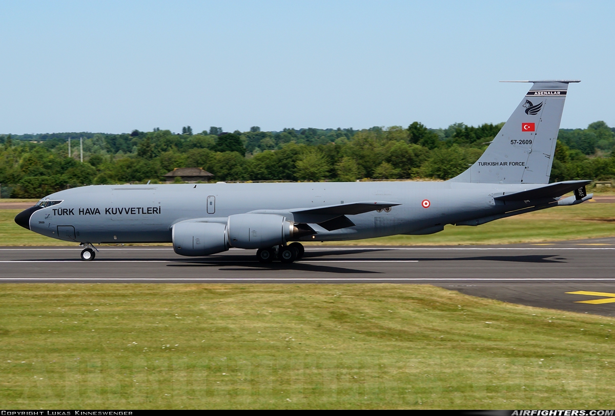 Türkiye - Air Force Boeing KC-135R Stratotanker (717-148) 57-2609 at Fairford (FFD / EGVA), UK