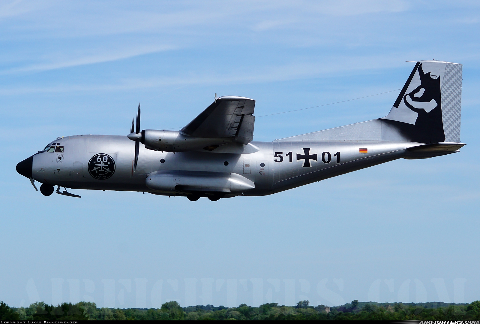 Germany - Air Force Transport Allianz C-160D 51+01 at Fairford (FFD / EGVA), UK